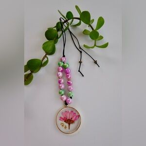 Pressed Flower Charm/Car mirror charm